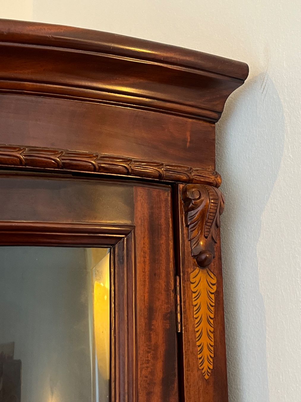 Vetrine: Biedermeier Eckschrank Eck Vitrine Barock Stilmöbel +Versand – Usato da Gemünden venduto da GEUENWALD 6