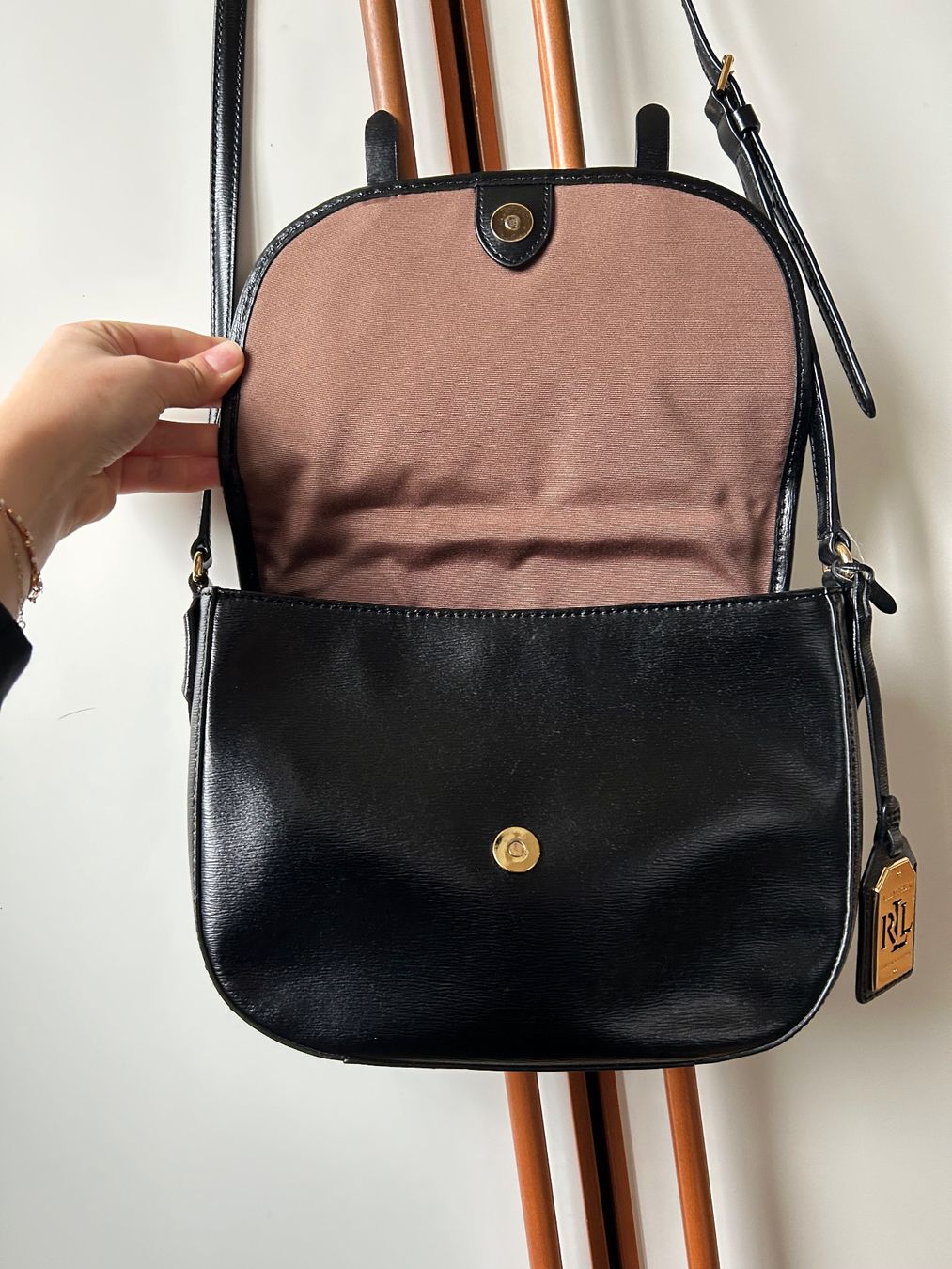 Ralph Lauren Borse da donna: Sac besace Ralph Lauren noir – Usato da Thielle venduto da dan_ym2t 3