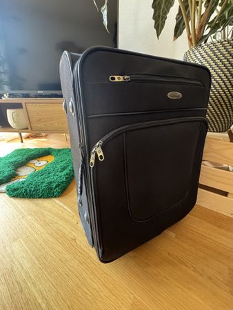 Black Expandable Cabin Suitcase Samsonite 