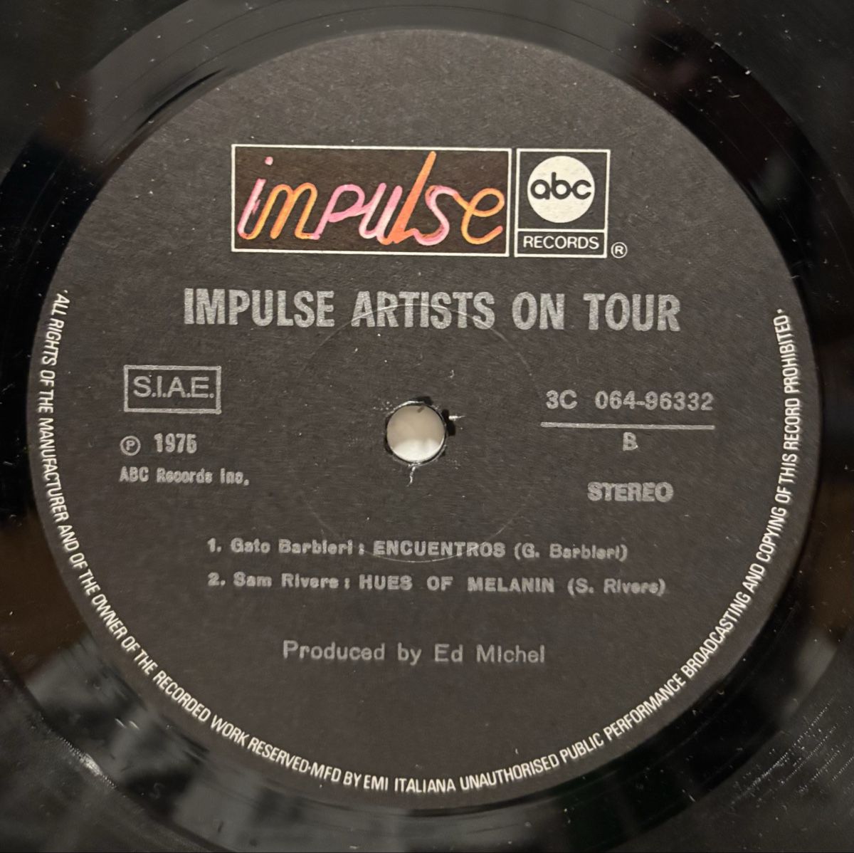 Vinyles: Impulse Artists On Tour LP VG+/VG+ – D'occasion à Neuchâtel par Deivid2 3