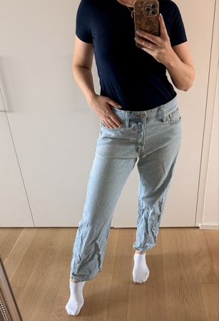 Jack & Jones Jeans, Loose/Eddie, Gr. 32/30, Hellblau