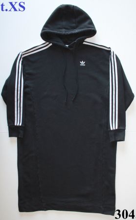 Robe sweat Adidas à capuche t. 34