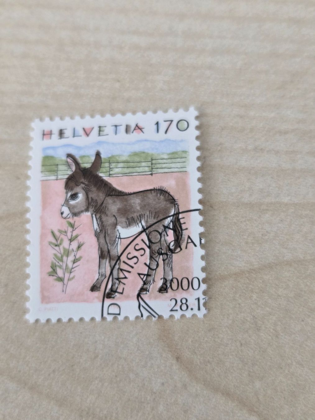 Tous les timbres: 1994/95 Tiere – D'occasion à Aarau par Casl63
