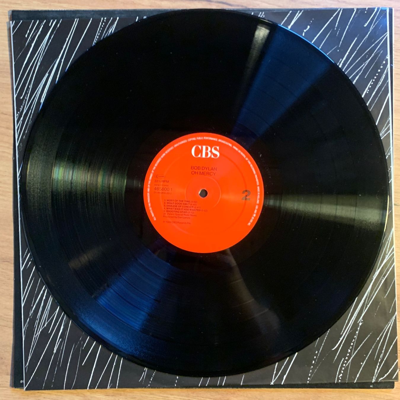 Schallplatten: BOB DYLAN - OH MERCY...OG EU 1989...EX/EX – Gebraucht aus Gals von Diskopatshop 3