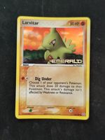 Larvitar Stamped Ex Emerald English