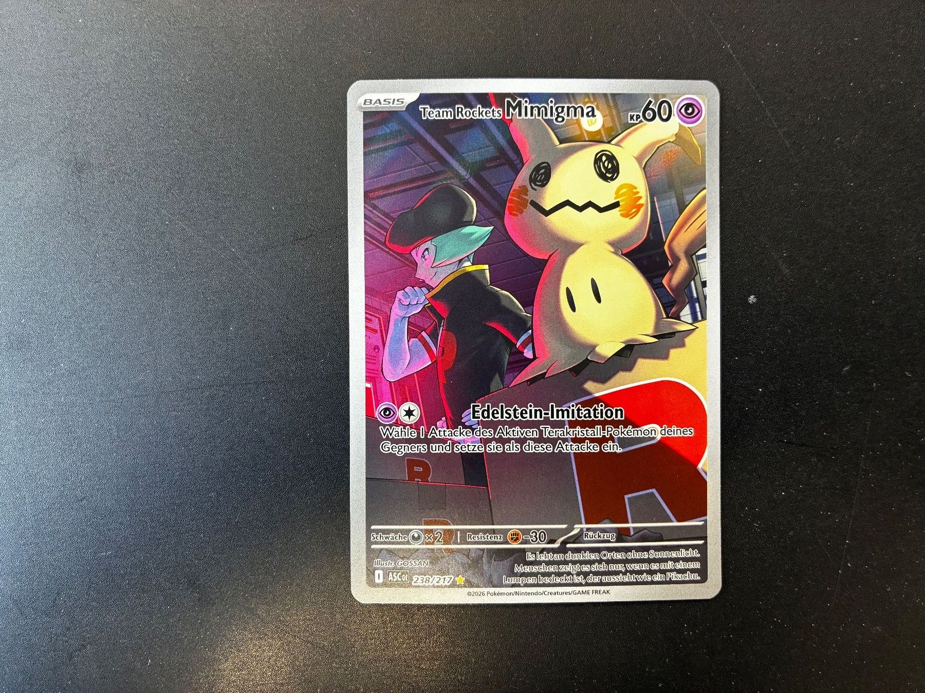Pokémon Carte collezionabili: Team Rocket's Mimigma - 238/217 - Ascended Heroes - de – Nuovo (secondo la descrizione) da Hütten venduto da yve_tf69