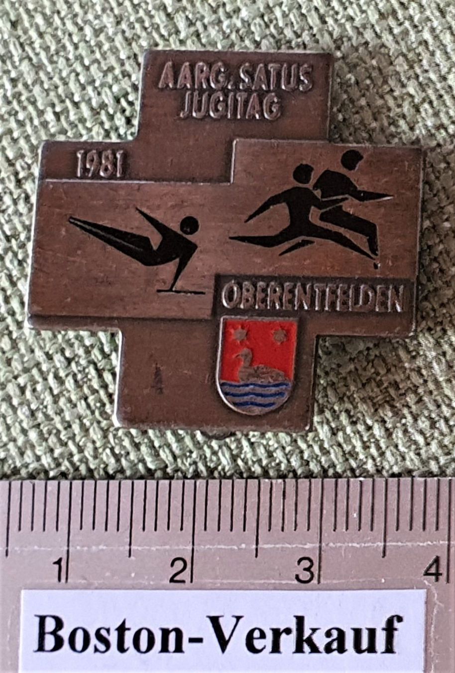 Coperchi dei cremini per caffè: D671 - Aargau Jugitag 81 Oberentfelden – Usato da Reinach BL venduto da Boston-Verkauf 2