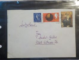 Europa, England, Couvert mit Marken