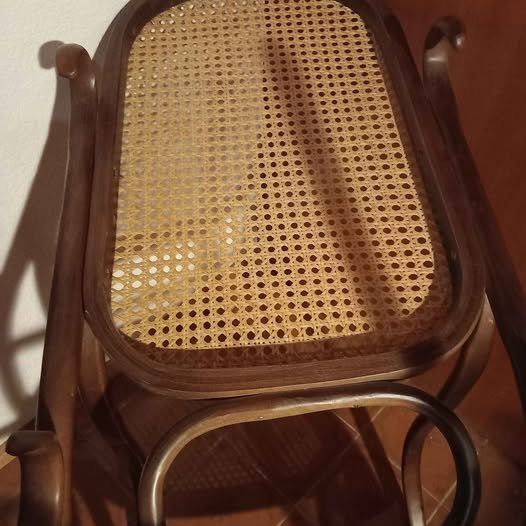 Thonet Sedie: Schaukelstuhl Vintage Thonet-Stil – Usato da Hochwald venduto da motowear-secondhand 5