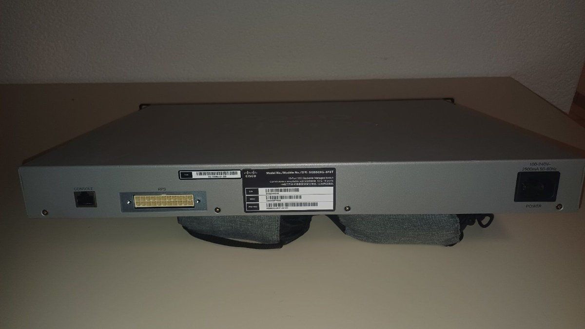 Cisco Hub & Switch: Cisco SG550XG-8F8T 16-Port 10G Stackable Managed Switch – Usato da Grosswangen venduto da Systemfive 2