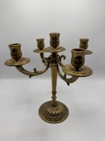 Vintage Kerzenständer aus Messing, 5-armig
