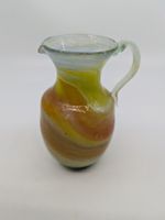 Hangemachte kleine Kanne Krug Glaskrug