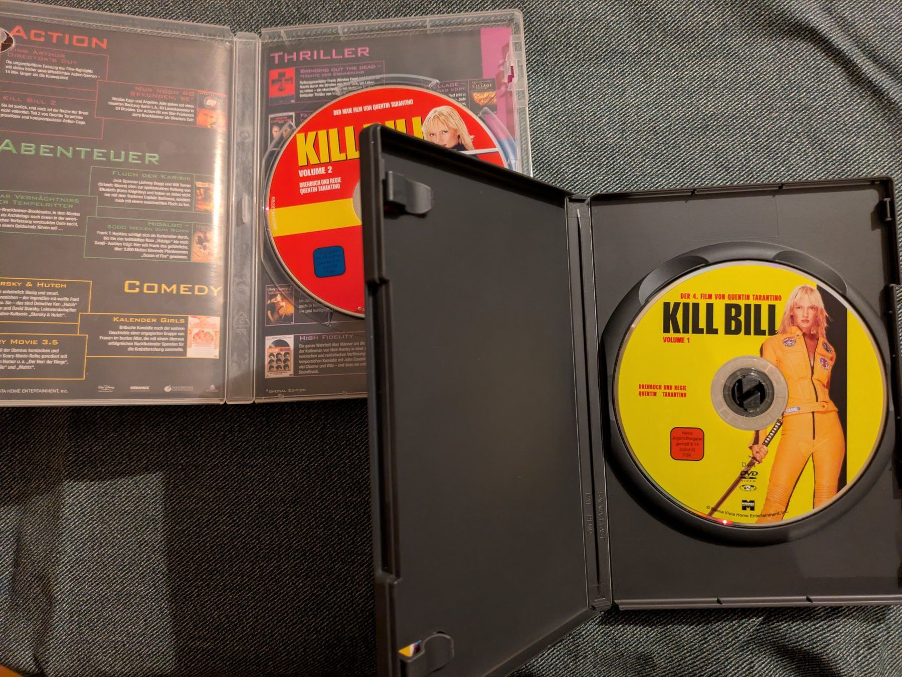Kill Bill Vol. 1 & 2 DVD Set - Tarantino Kultfilme (Gebraucht) in ...