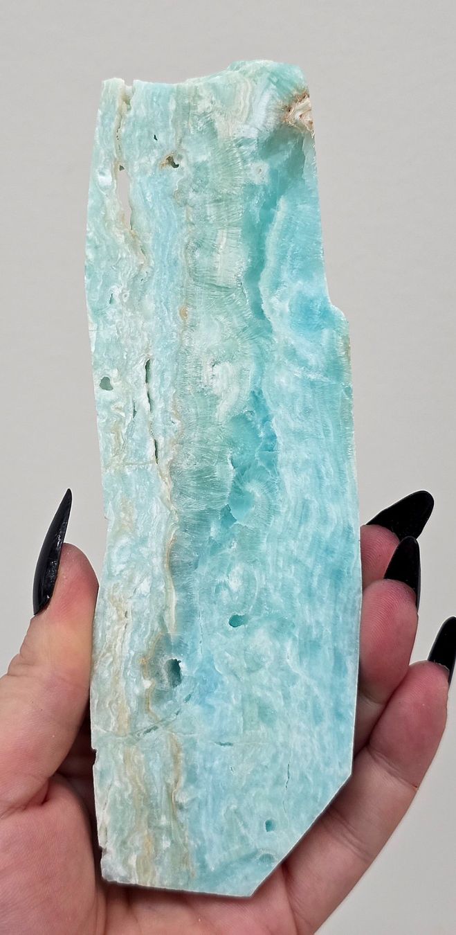 Minerali & Pietre curative: Top Hemimorphit Scheibe B 181g – Nuovo e nell'imballaggio originale da Matzingen venduto da Shay_Crystalz 1