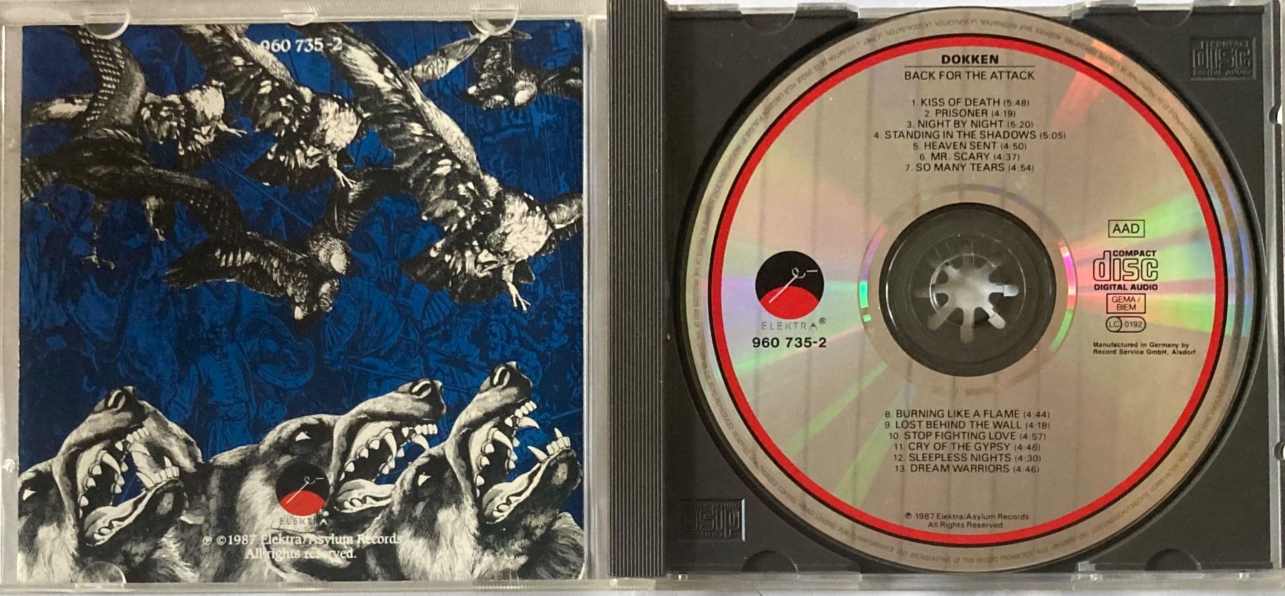 CDs: DOKKEN - BACK FOR THE ATTACK – D'occasion à Poliez-Pittet par Newtown-Records 2