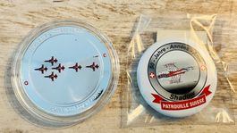 Patrouille Suisse 50 Jahre/Ans Edition Roger Federer + Pin