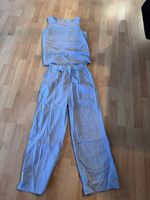 Sommerliches Set: Top und Hose, Grösse XXL, Hellblau