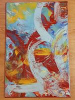 Painting: "Whoosh", 40 x 60 cm canvas frame