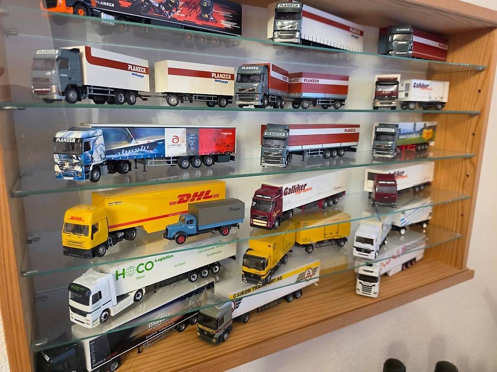 Vetrine: LKW Modelle inkl.Holzvitrine  – Usato da Flawil venduto da luuser99 1