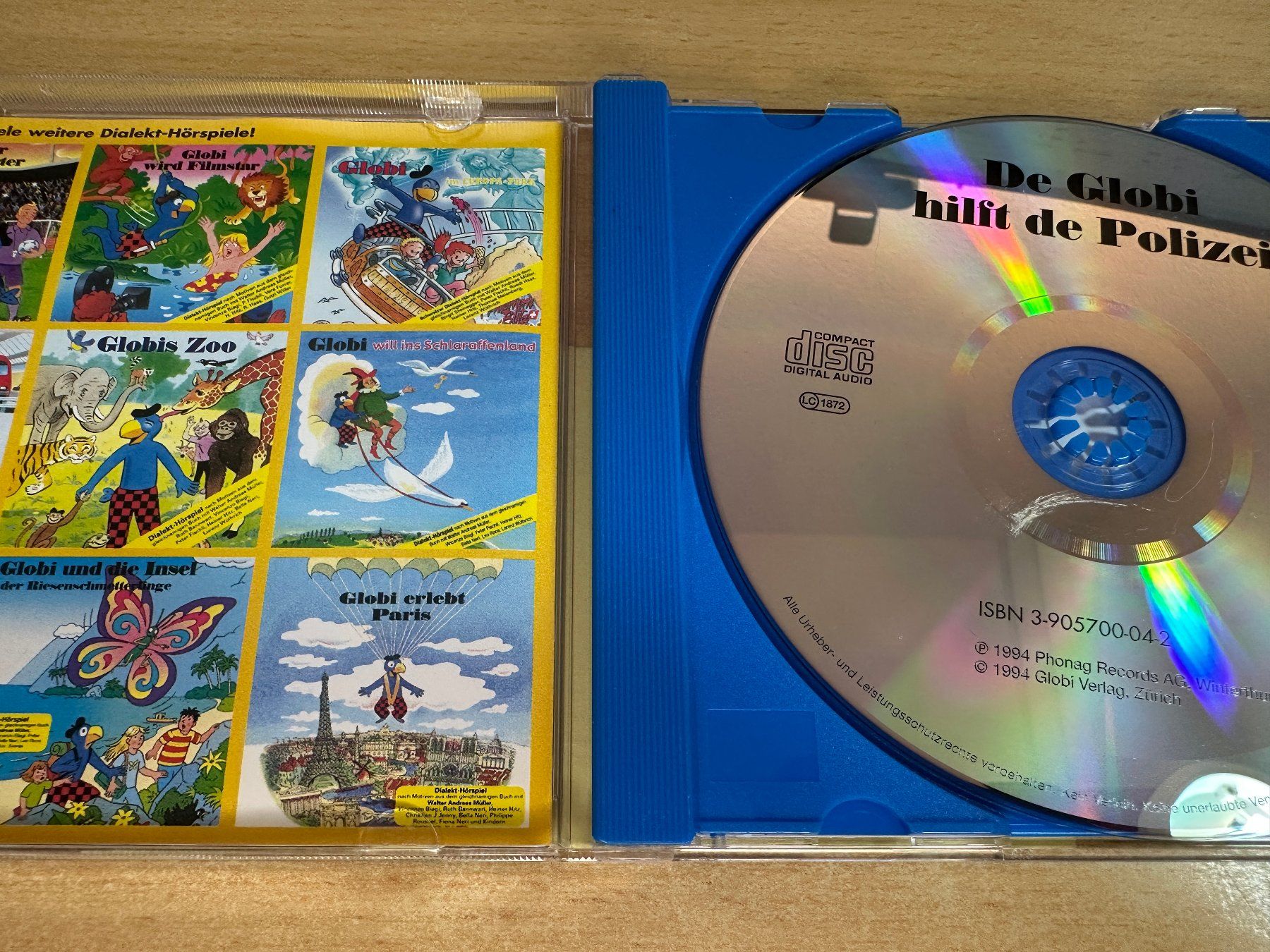 Audiolibri: P1 De Globi hilft der Polizei – Usato da Rikon im Tösstal venduto da Alpenmutz 2