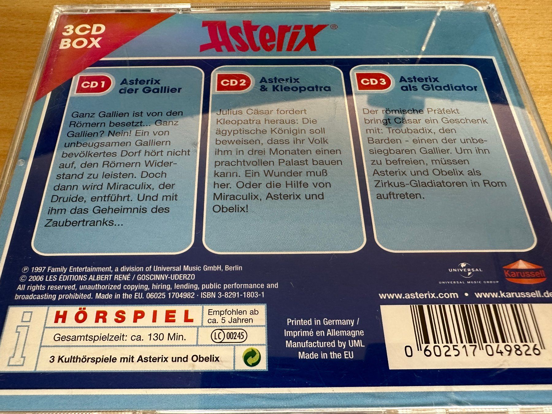 Audiolibri: Various – Asterix - 3 Geschichten Zu Den Asterix-Comics 3 CD – Usato da Rikon im Tösstal venduto da Alpenmutz 1