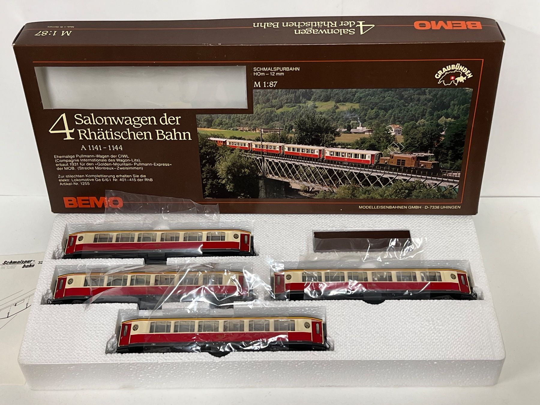 Bemo Modellini di ferrovie: Bemo 3272/S Salonwagen RhB  H0m – Usato da Neuenhof venduto da ludovicco 6