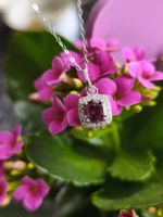 Alexandrit Anhänger mit, Silber 925 fassung