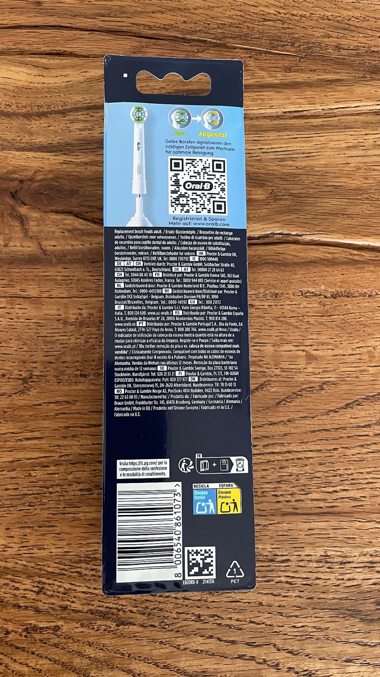 Oral B Cura dei denti: Oral-B Pro Precision Clean Ersatz Zahnbürstenköpfe – Nuovo e nell'imballaggio originale da Rothenburg venduto da Disney3 1