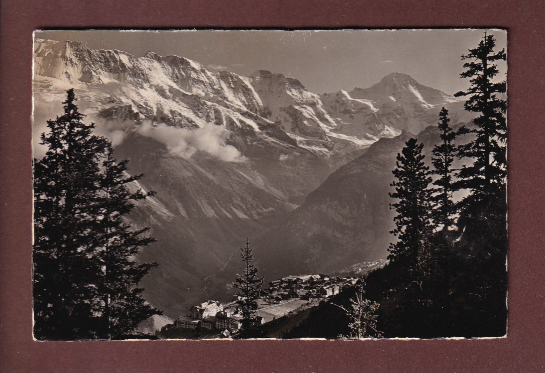Cartoline postali: MÜRREN - 1948 – Usato da Pully venduto da nicecards