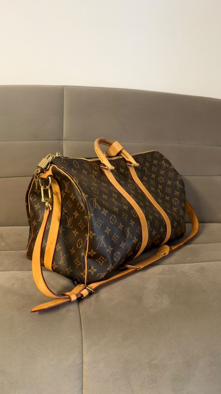 Louis Vuitton Taschen: Louis Vuitton Keepall 45 Koffer – Gebraucht aus Lugano von LVMHI 2