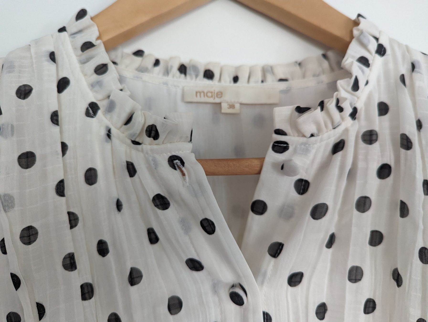 Maje Kleider: Maje Kleid Polka Dots, Neu, Gr. 38 – Neu (gemäss Beschreibung) aus Chur von Ronja777 4