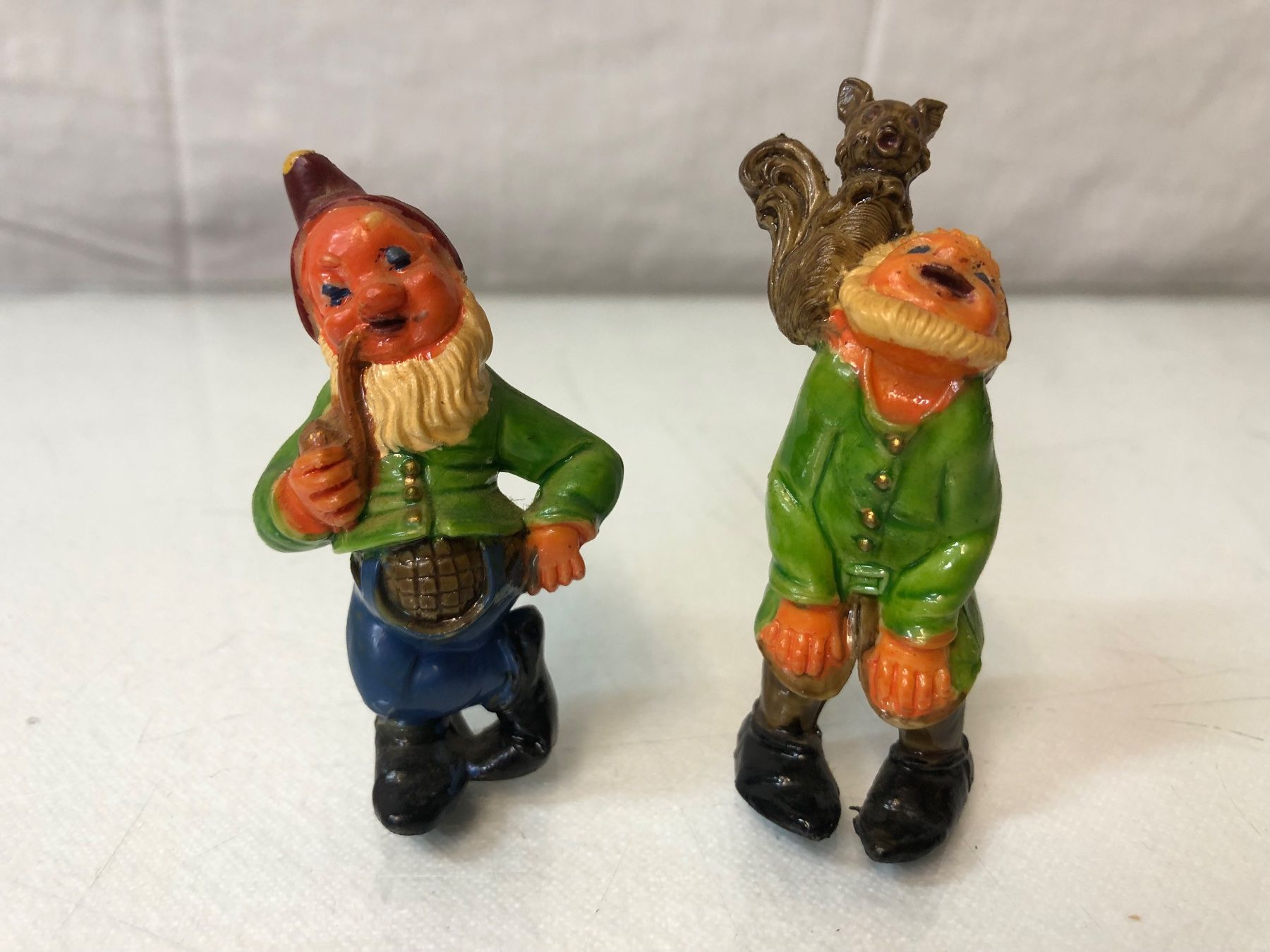 Statuette: Gnome 2 Stück von Fontanini – Usato da Brunnen venduto da Allerwaren