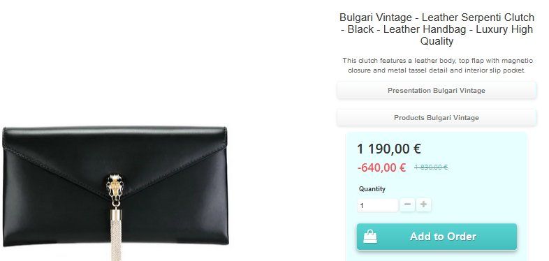 Bulgari Borse da donna: Bvlgari Serpenti Forever Pochette / Tasche – Nuovo e nell'imballaggio originale da Collonges venduto da Auganien 2