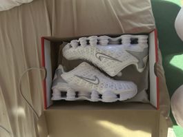 Nike Shox TL White-Metallic Grösse 42