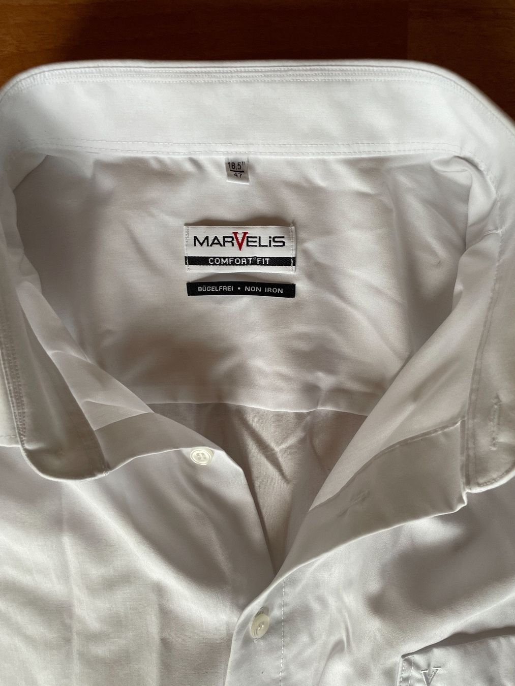 Camicie: Hemd Gr.47 (riesig) Marvelis – Usato da Heiden venduto da fam_797q 1