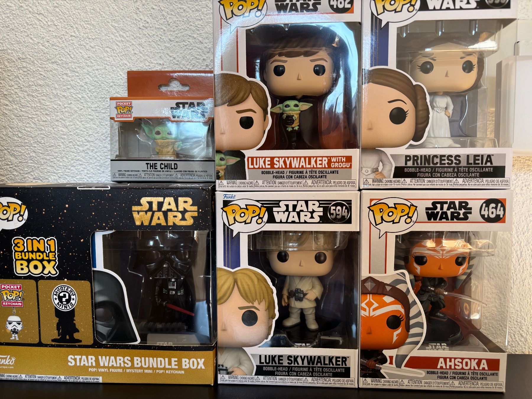 Funko Figuren: 6 pcs - Funko POP, Stars Wars (NEW) – Neu und originalverpackt aus Collombey von Cards07 2