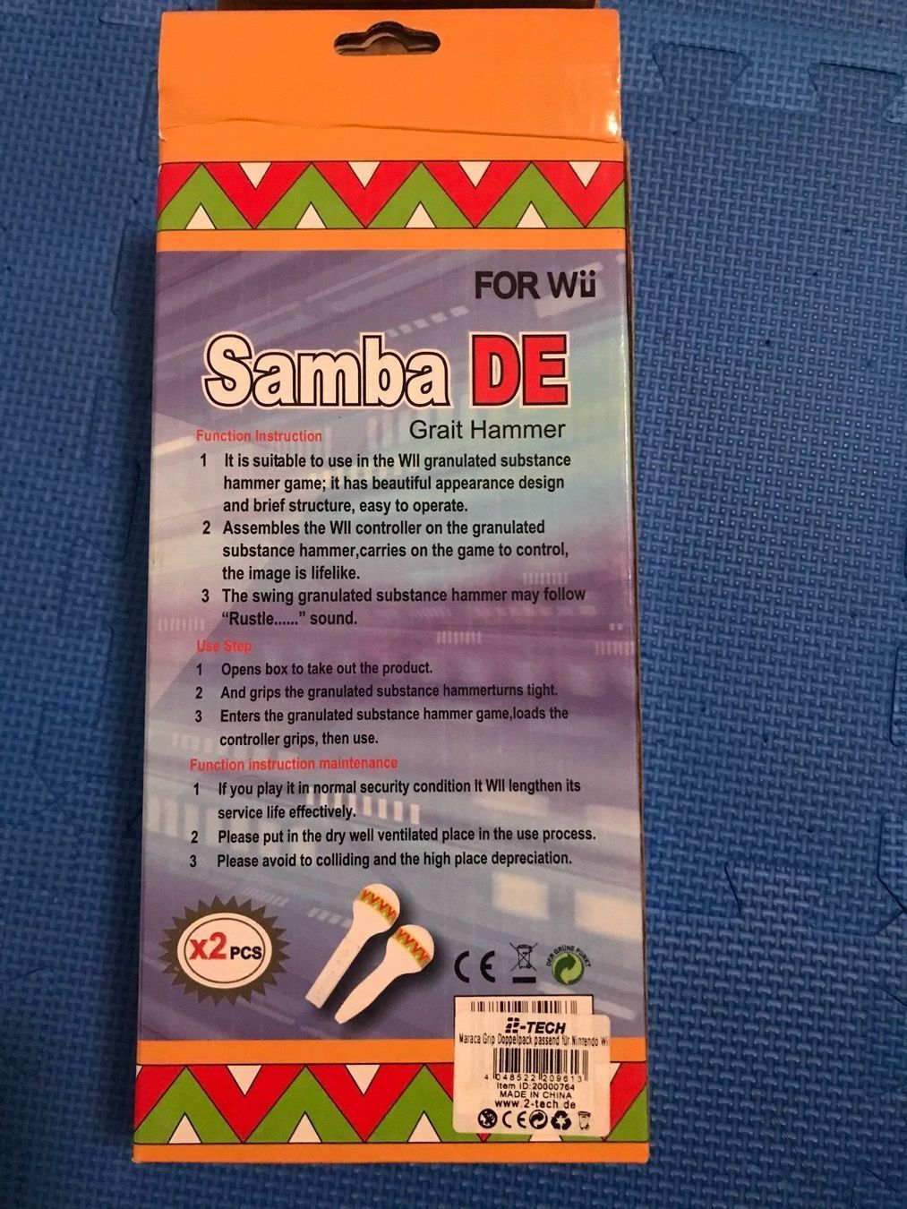 Controller: Samba Rasseln Nintendo Wii Controller – Usato da Gossau SG venduto da schlitzerdemon 1