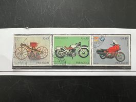 1984 Paraguay  Motorräder Satz gest.   (A544)