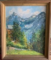 A.STUTZ "AROSA" OLIO SU TELA 38x45 cm.- 1995