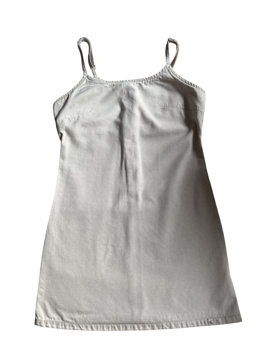 Calvin Klein Vestiti: Calvin Klein - Iconic Mini Denim Dress – Usato da Zürich venduto da seymabaskaben