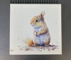 Eichhörnchen-Bild auf Leinwand