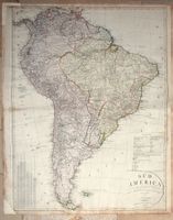 Südamerika  Kupferstichkarte von Reichard 1804
