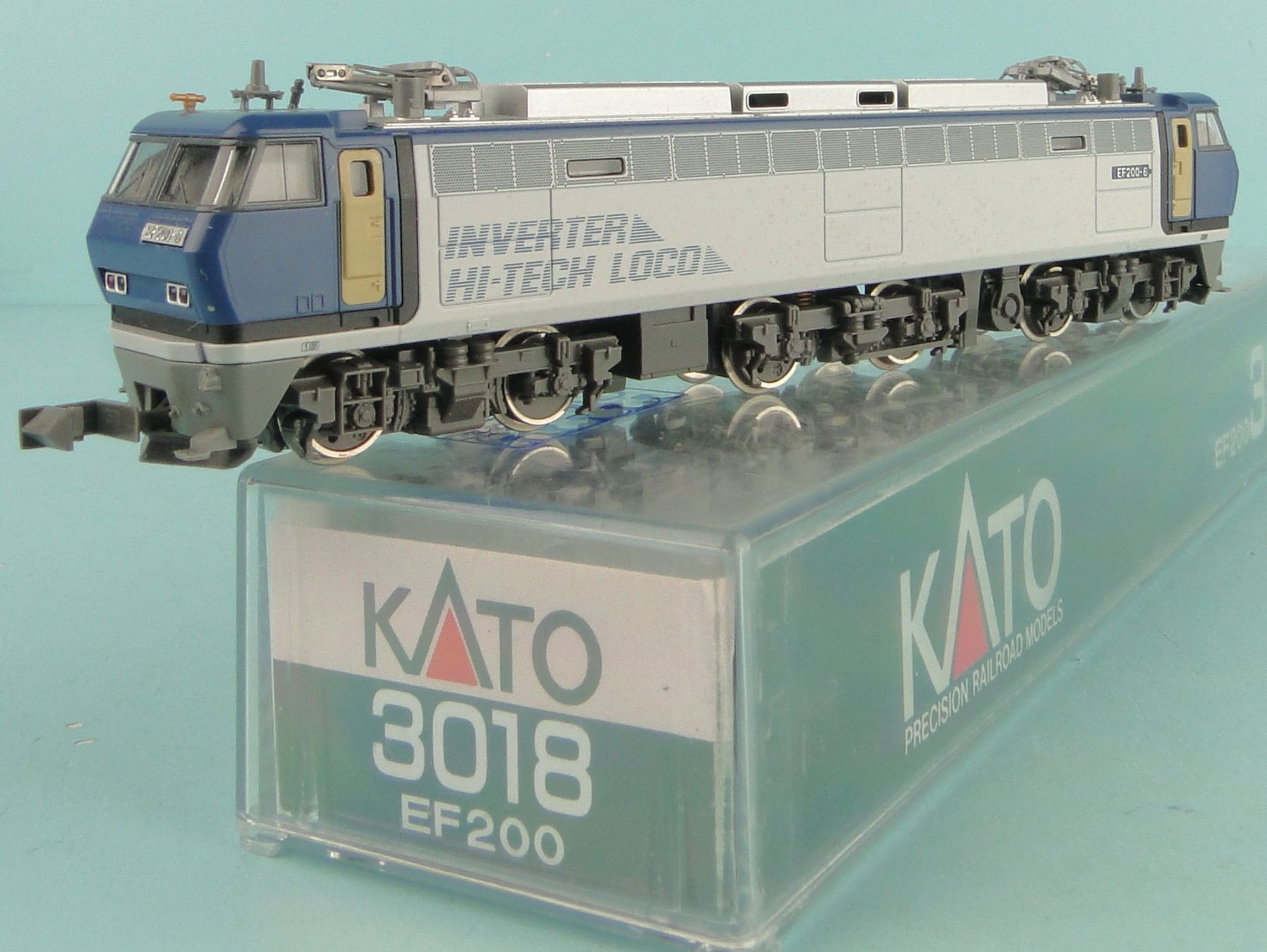 Kato Modellini di ferrovie: Kato Spur N Japan 3018 - Rows EF200 – Usato da Bülach venduto da cann11