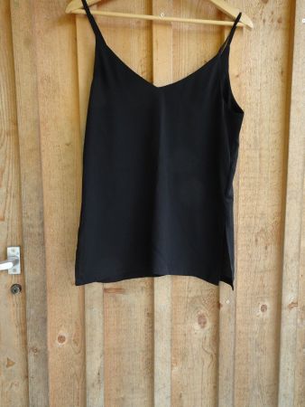 Schlichtes, schwarzes Top von H&M Gr.38 - 425124