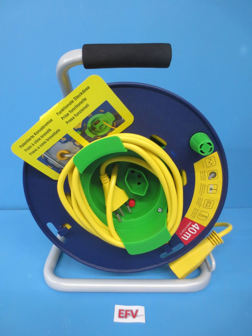 Cavi: 40m Loop Garten Kabelrolle von Steffen mit 2 x T13 Stecker – Nuovo (secondo la descrizione) da Sulz LU venduto da Elektrofachverkauf 4