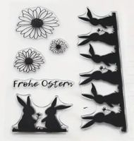 Silikonstempel Ostern Hasenpaar