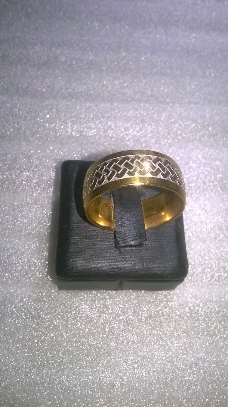 Ringe: RING EDELSTHAL,,,VERGOLDET,,,GLANZIG – Neu (gemäss Beschreibung) aus Basel von bijoutrie_4 3