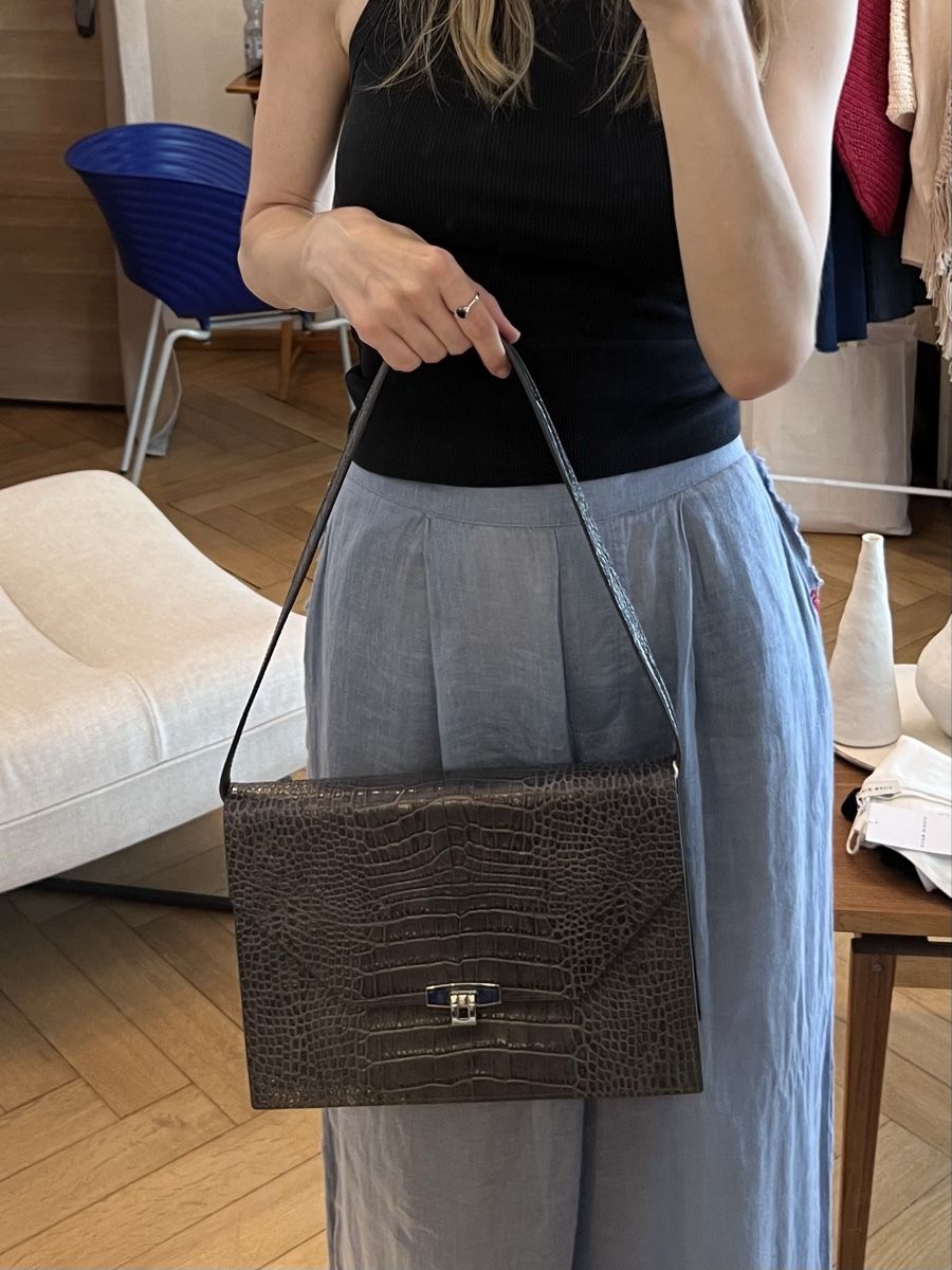Taschen für Damen: Crocodile style leather Bag – Neu (gemäss Beschreibung) aus Goldau von Kseniya123 1