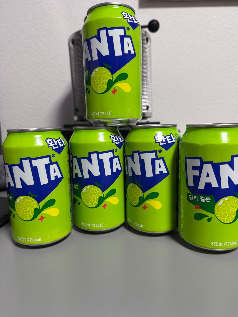 Fanta Lebensmittel & Spezialitäten: 5x Fanta Melon Korea 350ml Import – Neu und originalverpackt aus Zunzgen von noa_wd92