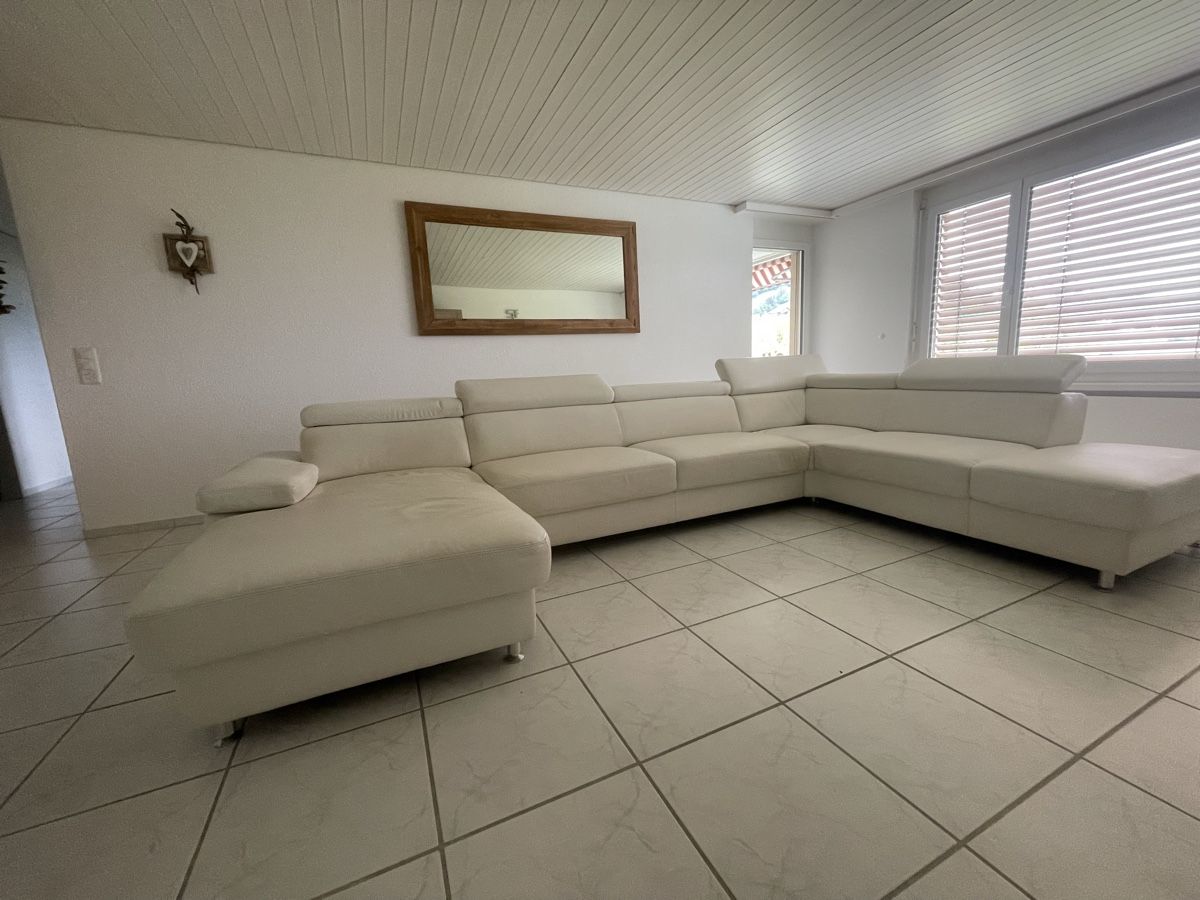 Divani: Hochwertiges Ledersofa weiss – Nuovo (secondo la descrizione) da Goldingen venduto da Wolfi04